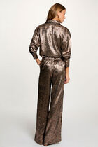 chemise satinee python multicolore femme multicolor women