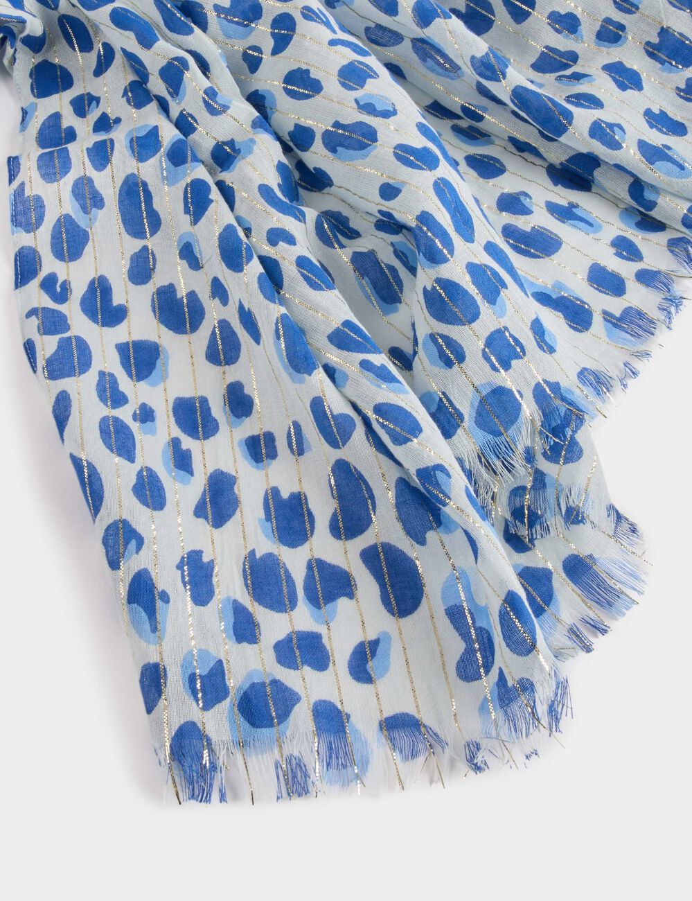 Scarf with polka dot print multicolor women