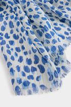 Scarf with polka dot print multicolor women