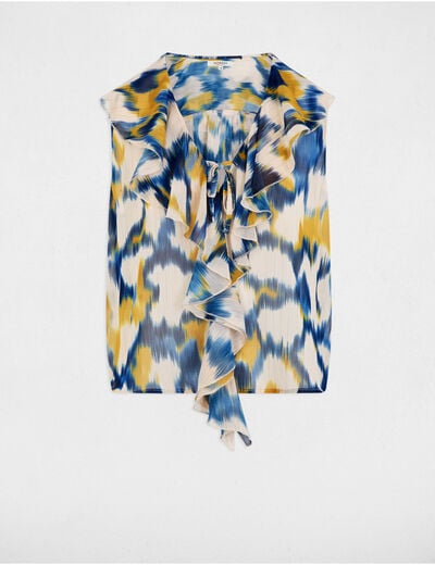 Sleeveless blouse multicolor women