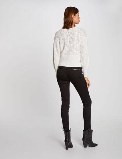 Slim standard-waisted trousers black women