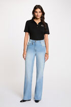 Light knit with a turn-down collar black women