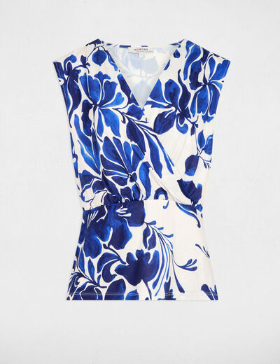 Sleeveless vest top white women