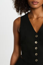 Sleeveless playsuit black women
