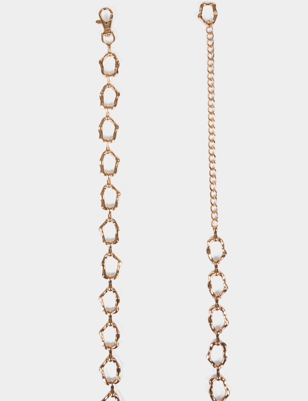Chain belt gold yellow women