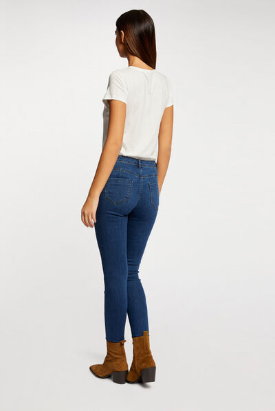 Short-sleeved t-shirt ecru ladies'
