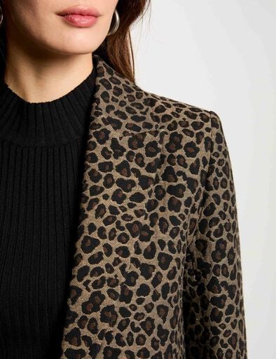 jacket leopard print multicolor women Jacket leopard print multicolor women