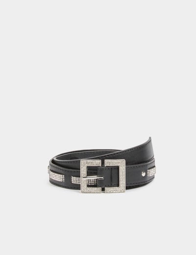 Strass belt black women
