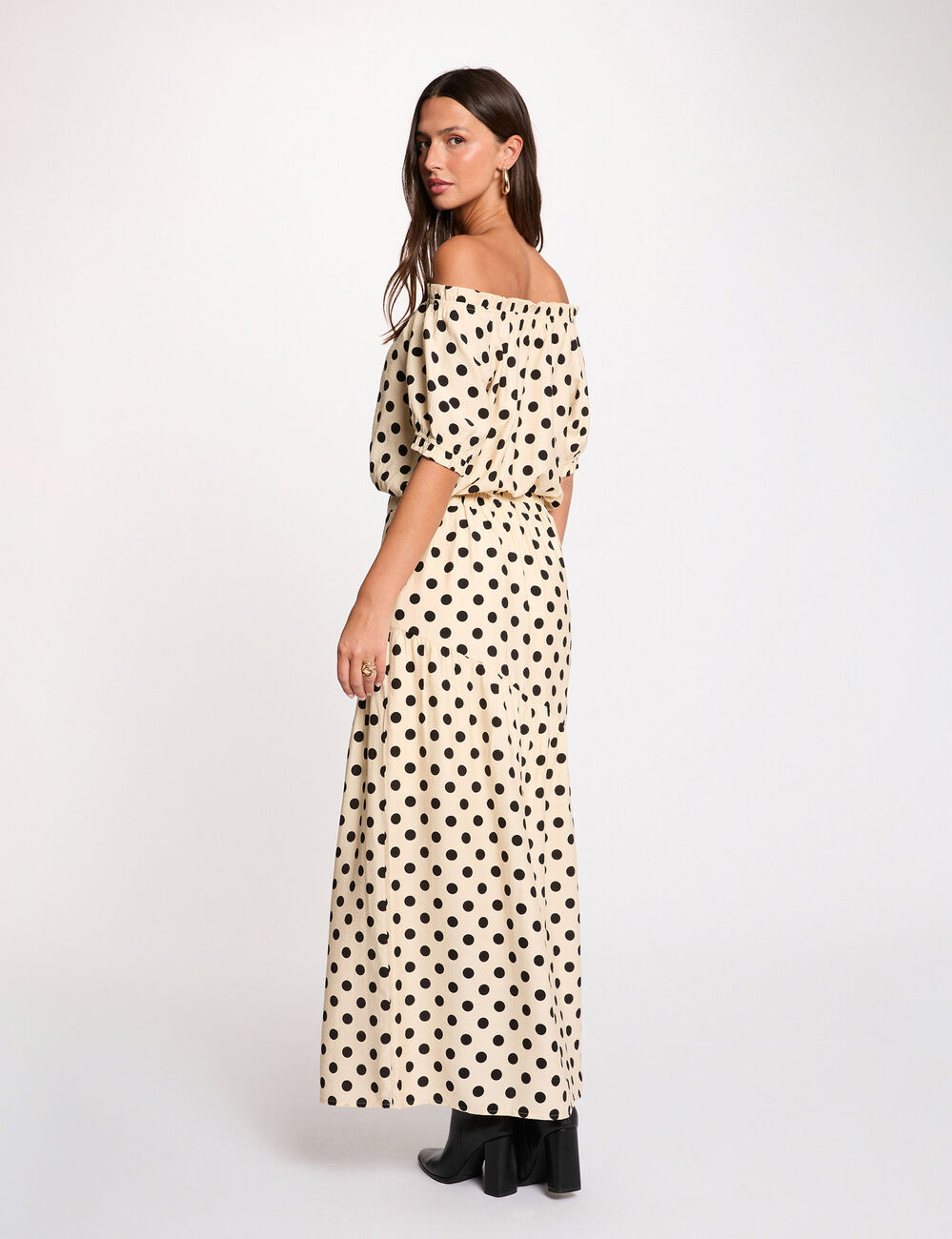 Fitted long skirt multicolor women