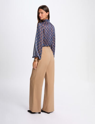 Flowy printed shirt multicolor women