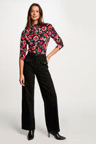 Long-sleeved t-shirt multicolored women