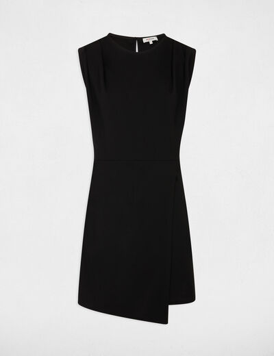 Sleeveless short dress black women