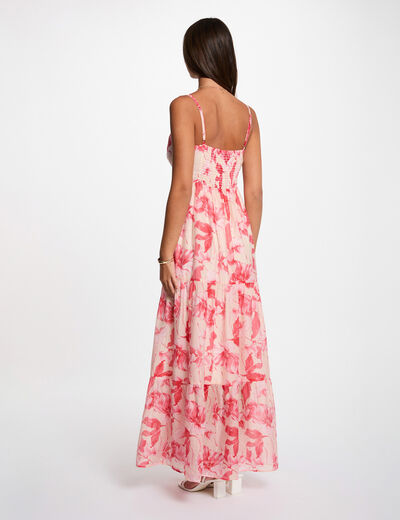 Long wrap dress multicolor women