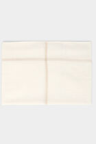 Scarf with check print ivory women