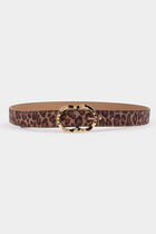 Belt leopard print multicolor women