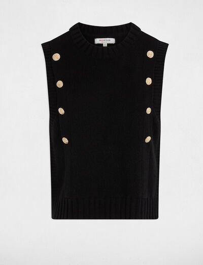 Sleeveless jumper black women