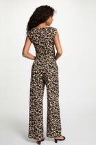 Straight-leg printed trousers multicolor women
