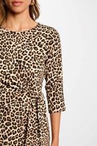 Printed fitted mini dress multicolor women