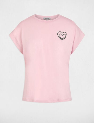 Short-sleeve t-shirt pink women