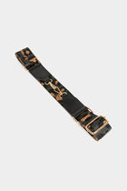 Strap with leopard print multicolored women