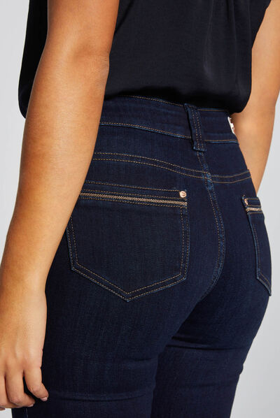 Standard waisted skinny jeans stone denim ladies'