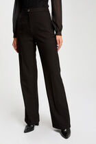 Flare trousers with darts black women