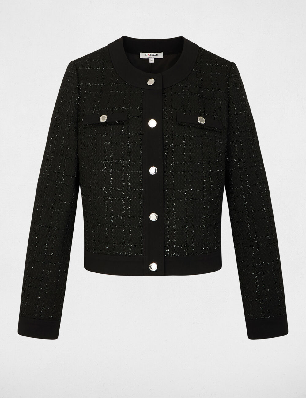 fitted cropped jacket black women Fitted cropped jacket black women