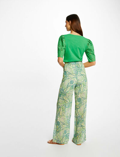 Short-sleeved t-shirt green women