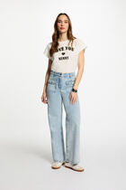 T-shirt with message white women