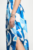 Printed maxi skirt multicolor women