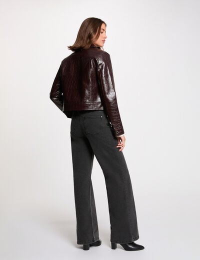 jacket with tailored collar plum women Jacket with tailored collar plum women