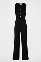 Jumpsuit with V-neck black women
