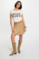 T-shirt with message white women