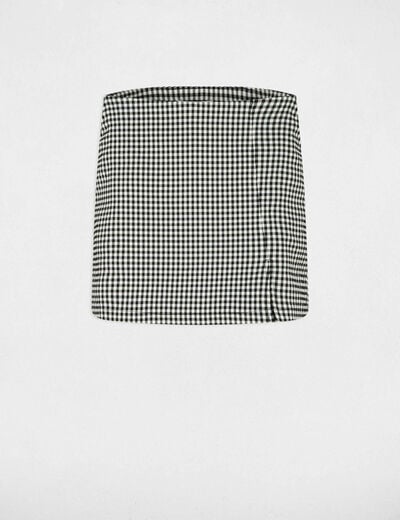 Fitted short skirt black women