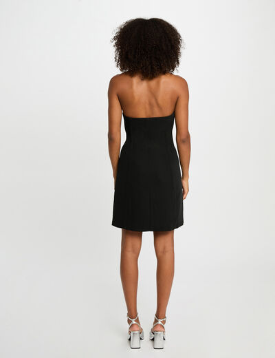 Wrap midi dress black women