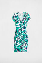 Short wrap dress multicolor women