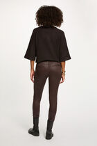Jumper 3/4-length sleeves dark brown women
