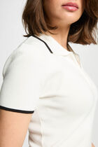 Short-sleeved jumper white women
