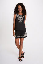 High-waisted shorts black women