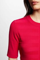 Jumper with short sleeves medium pink women