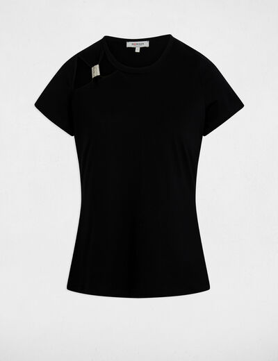 Short-sleeved t-shirt black women