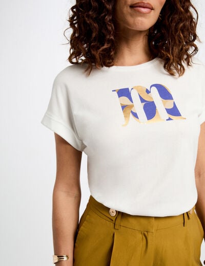 T-shirt with message white women