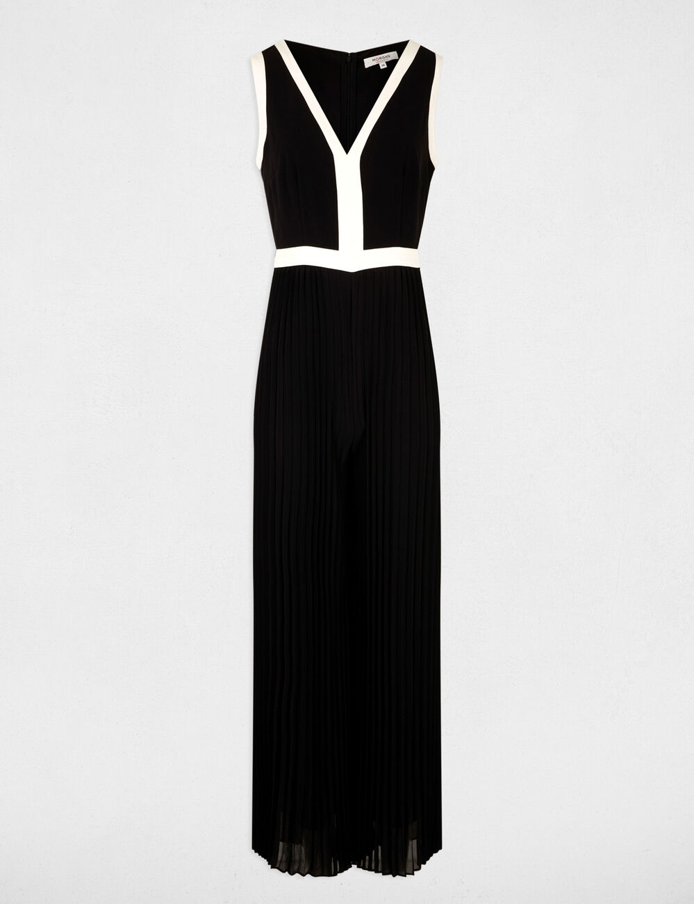 Pleated jumpsuit black women