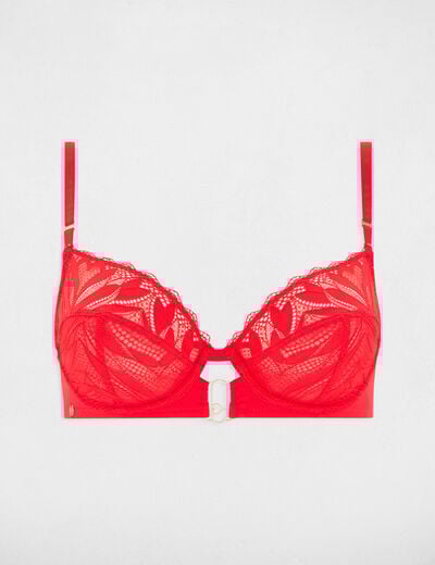 Underwired bra red women