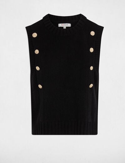 Sleeveless jumper black women
