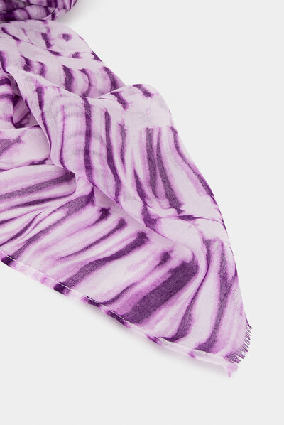 Scarf dark purple ladies'