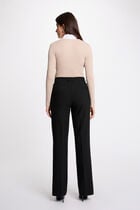 2-in-1 sweater with folded collar beige women