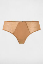 Lace shorts gold yellow women