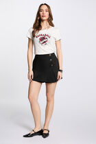 Mini skort black women