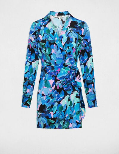 Mini dress floral print multico ladies'